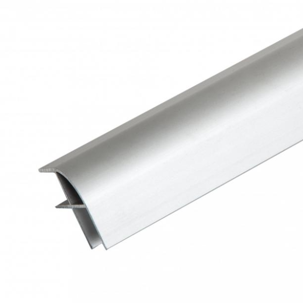 Aluminum Corner Profile 3m (3000mm) x 17mm Radius - Anodised Silver or Black