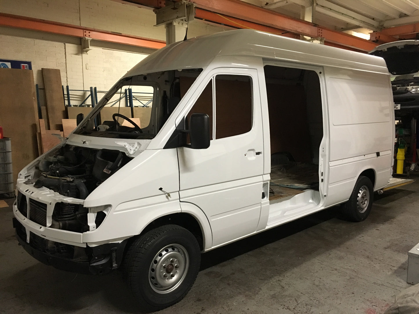 Rare Mercedes Sprinter MK1 312d MWB Day Van, Base Van, Restoration