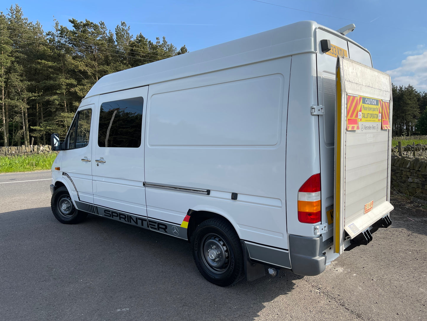 Rare Mercedes Sprinter MK1 312d MWB Day Van, Base Van, Restoration