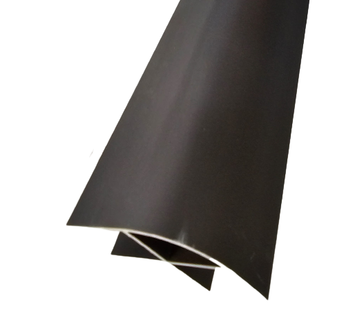 Aluminum Corner Profile 3m (3000mm) x 17mm Radius - Anodised Silver or Black