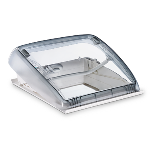 Dometic Mini Heki Style 400x400mm Roof light 43-60mm With ventilation