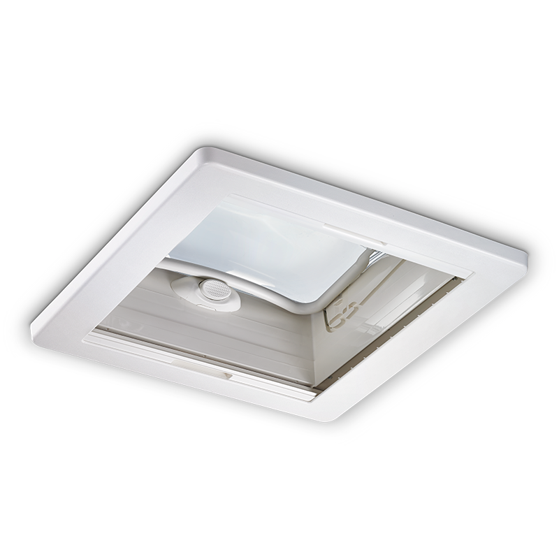 Dometic Mini Heki Style 400x400mm Roof light 43-60mm With ventilation