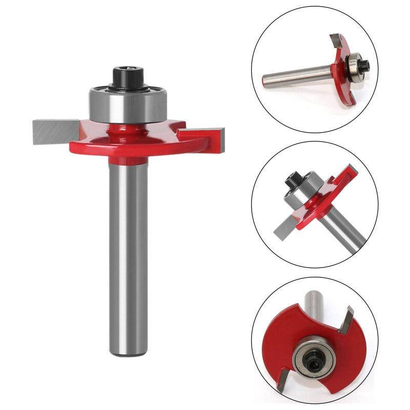 Knock on trim router bit slot cutter 1/4 inch router bit