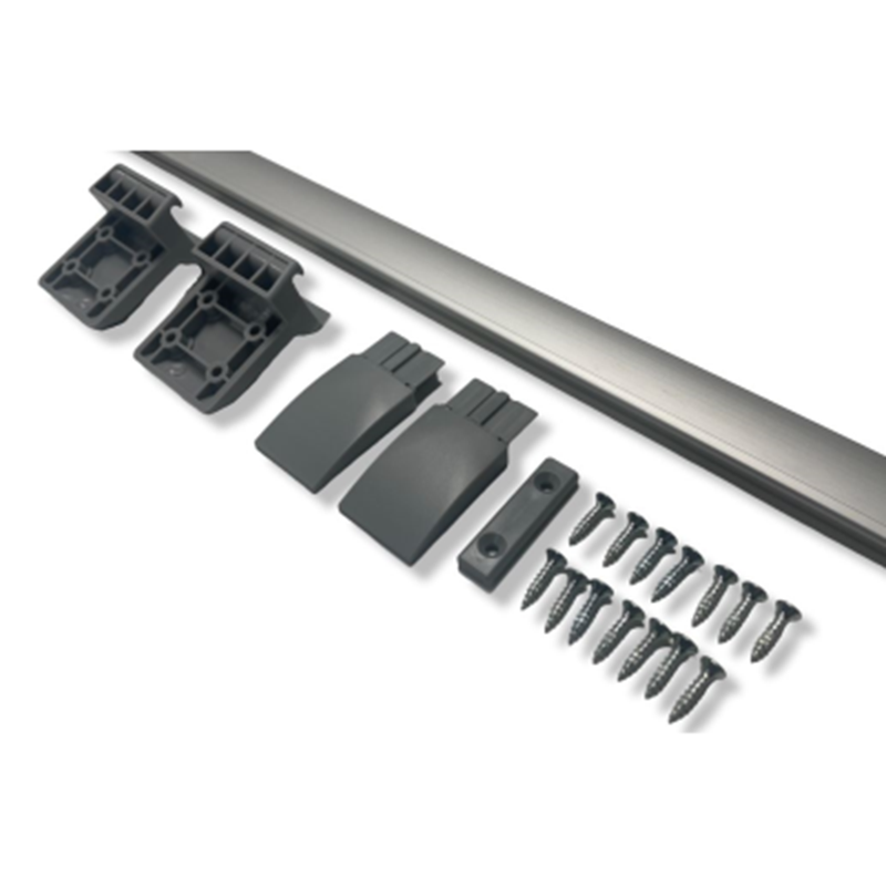 900mm Silver Table Rail Kit