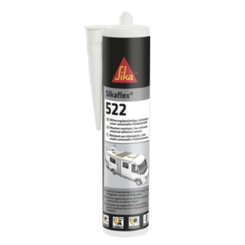 Sika 522 Bonding Sealer Sealant Sikaflex 522 WHITE 310ml External/ Internal